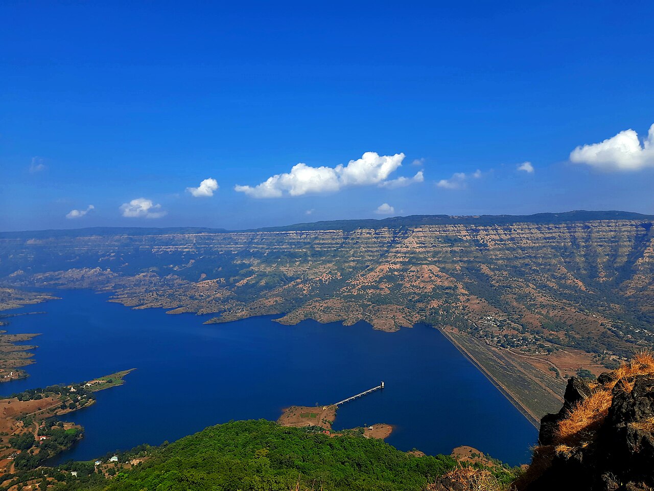 Dhom Dam backwaters near Panchgani